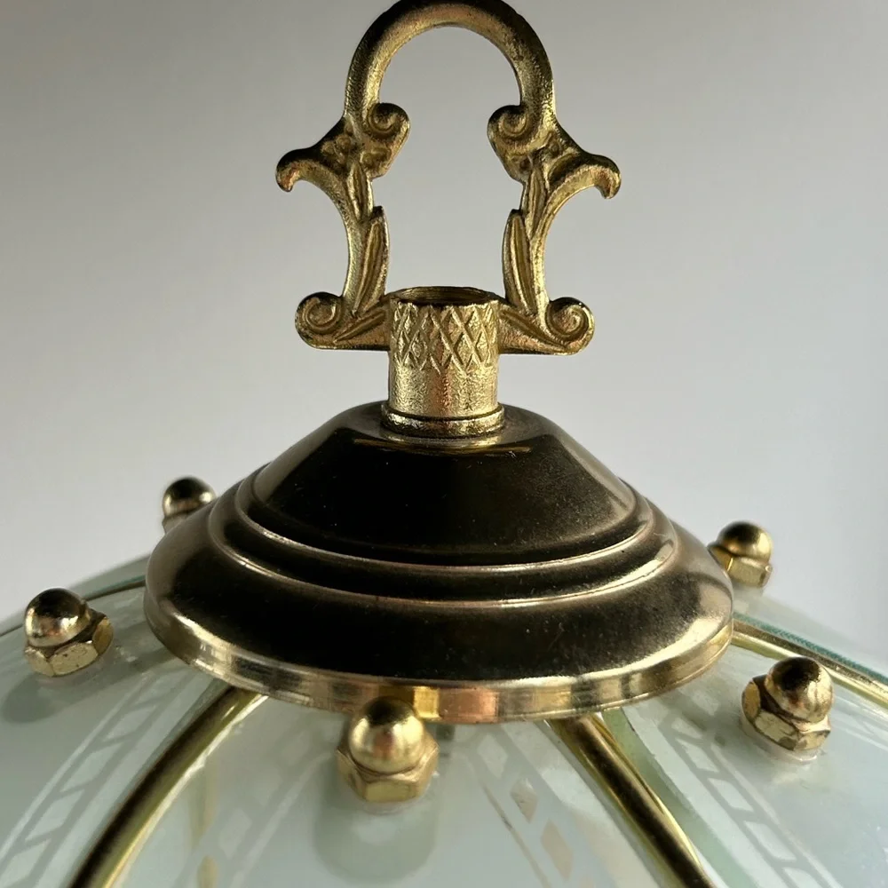 Vintage Floral Glass Touch Lamp in Tiffany Style - 1980s - Picture 9 of 13